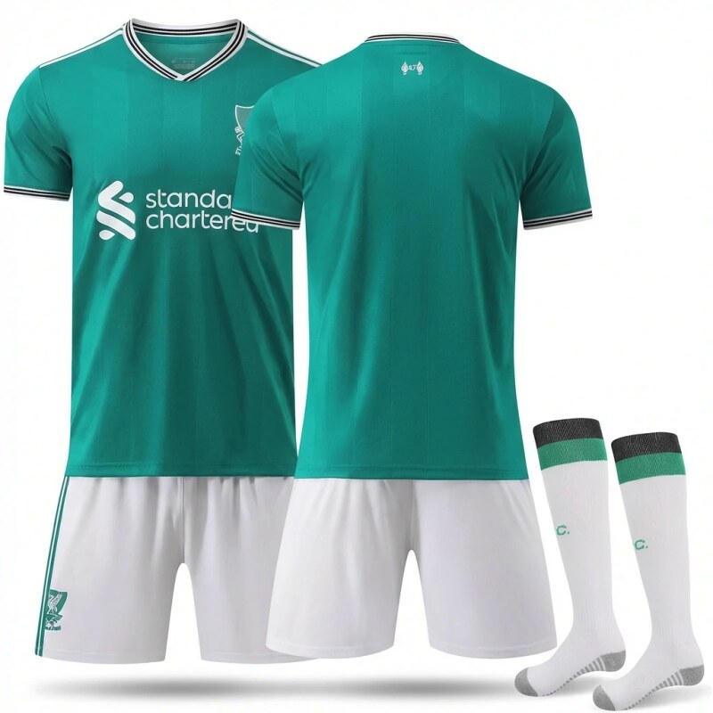 The retro-style green jersey of LFC