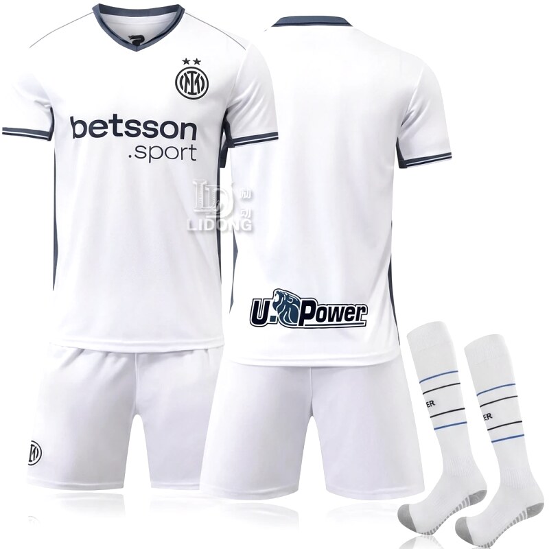 The simple-style white jersey of Internazionale Milano.