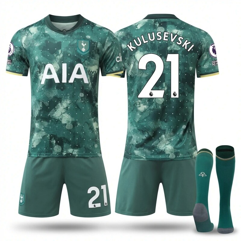 The Spurs No. 21 player series dark green jersey