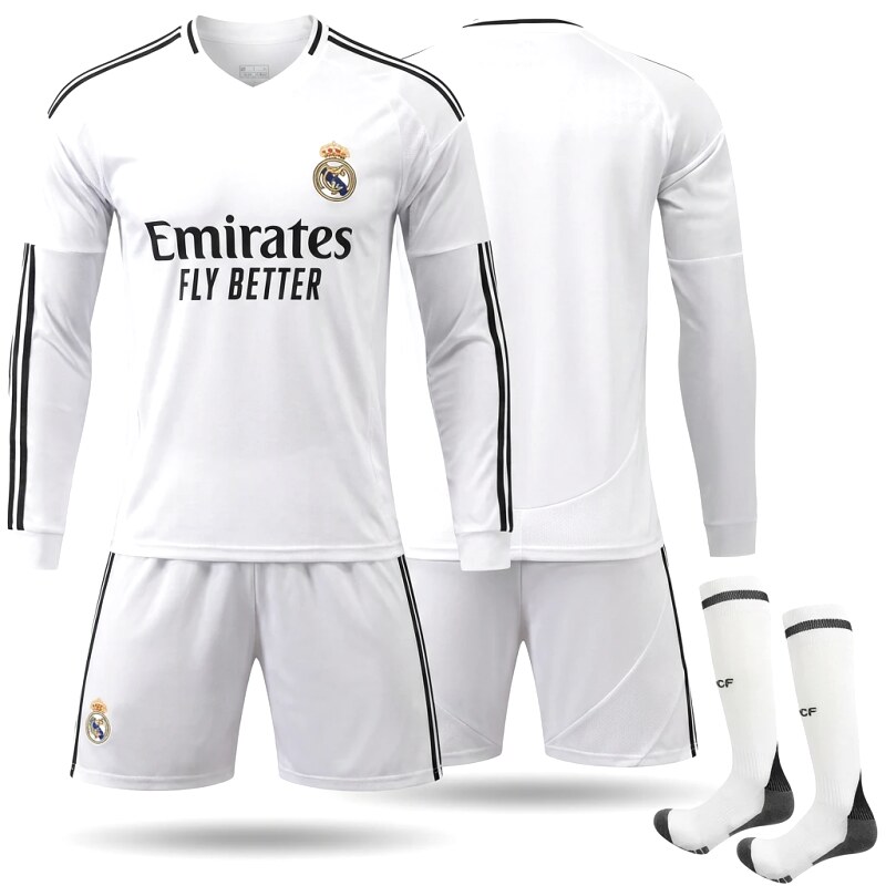 The white sporty jersey of Real Madrid.