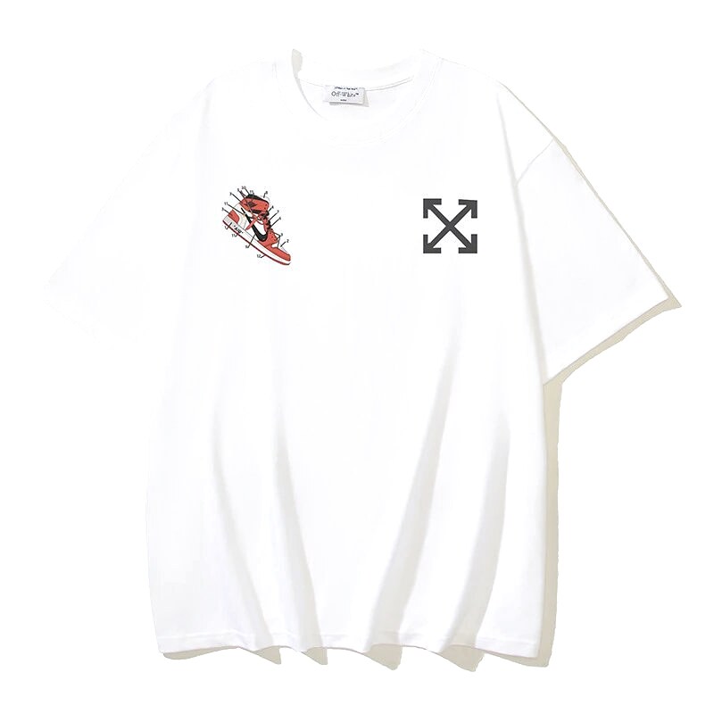 Thrasher Classic Flame logo T-shirt White Red Thrasher with Travel-Friendly Style