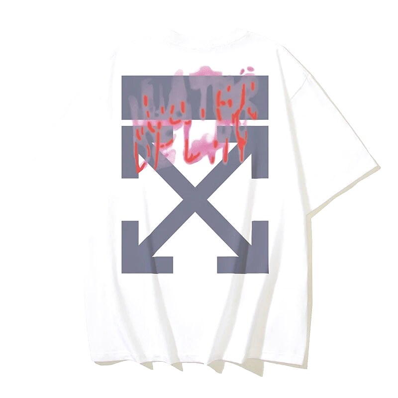 Thrasher Logo Detail Flame logo T-shirt White Red Thrasher with Functional Detail