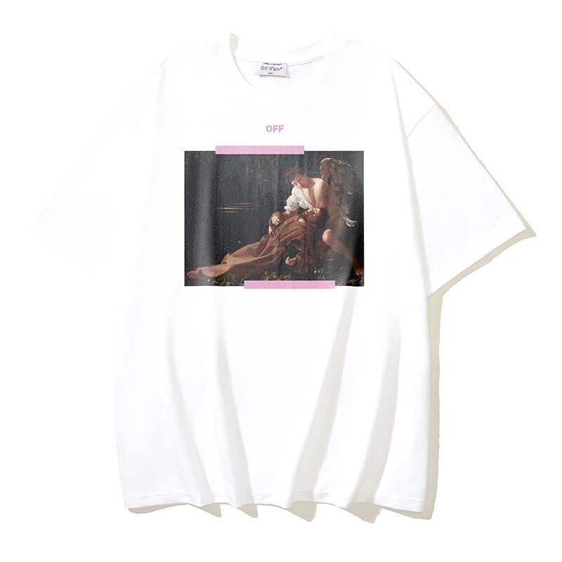 Thrasher Streetwear Flame logo T-shirt White Red Thrasher with Practical Shape
