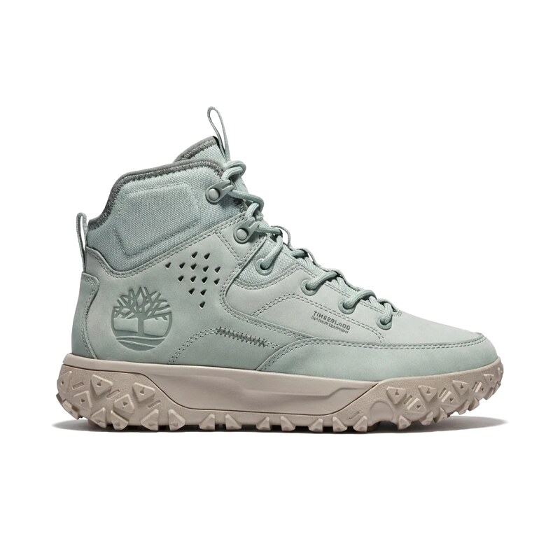 Timberland high-top light gray trendy shoes