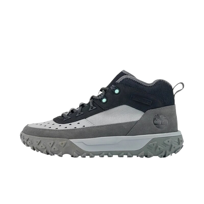 Timberland outdoor style gray and black sports shoes