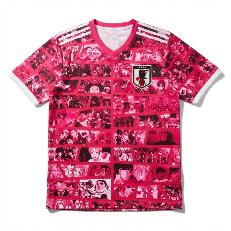 Tokyo Ghoul anime-style red short-sleeve