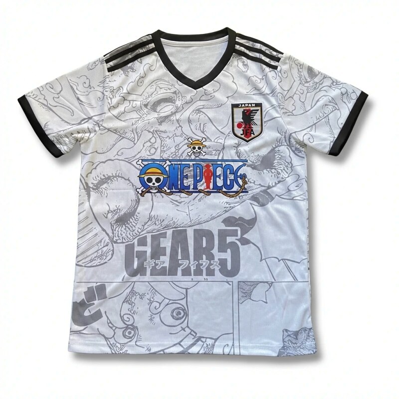 Tokyo Ghoul black-and-white anime-style T-shirt