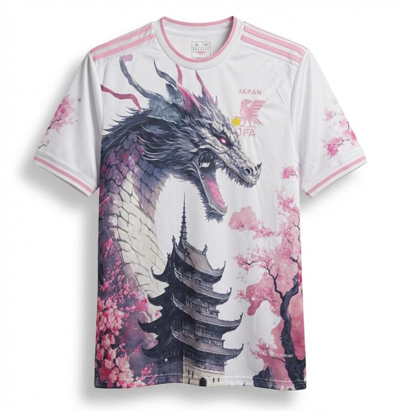 Tokyo Ghoul Dragon Pattern Japanese Style White T-shirt