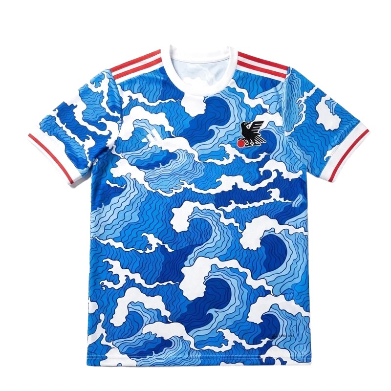 Tokyo Ghoul Wave Style Blue and White T-shirt