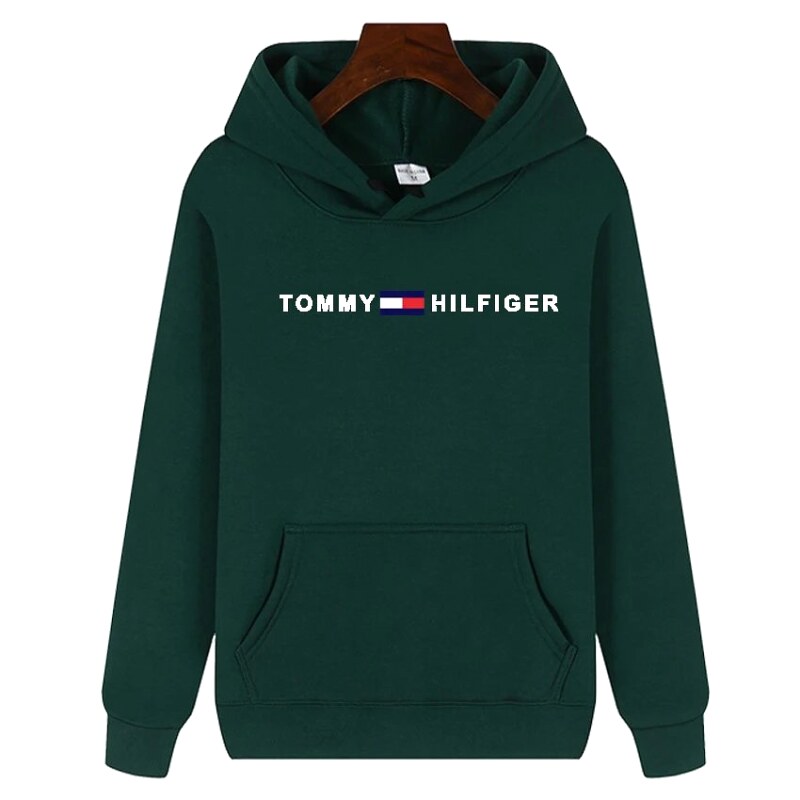 Tommy Hilfiger Compact Logo hoodie White Tommy Hilfiger for Smart Casual Looks