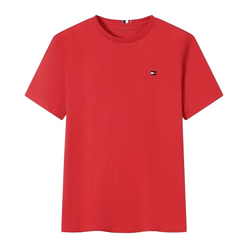 Tommy Hilfiger Red Logo T-Shirt Weekend Wear