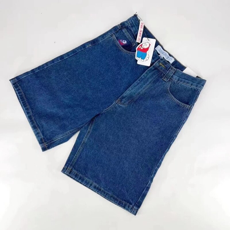 Tommy Hilfiger Streetwear Straight-leg jeans Blue Denim Jeans with Logo Accent