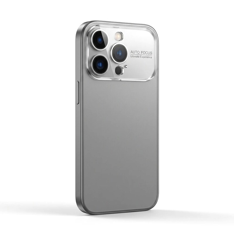 Transparent Gray Trendy Brand Phone Case for iPhone