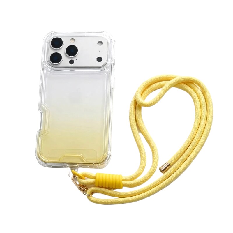 Transparent-style iPhone cases of trendy brands.