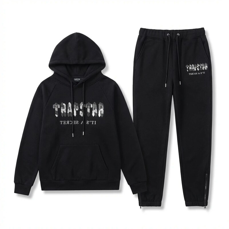 Trapstar letter-style black sweatshirt