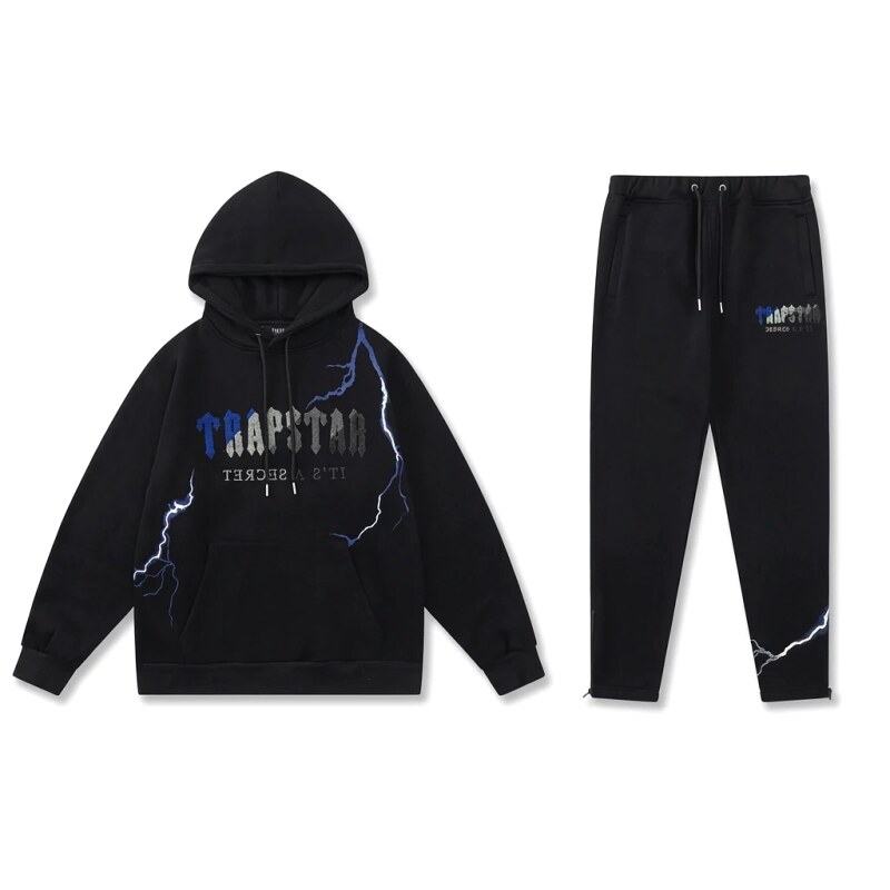 Trapstar Lightning Trendy Cool Black Suit