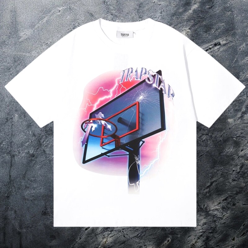 Trapstar Patterned Keys graphic T-shirt Black White Key with Polished Detail