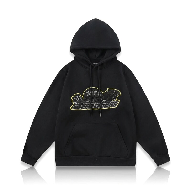 Trapstar Print Trendy and Cool Black Sweatshirt