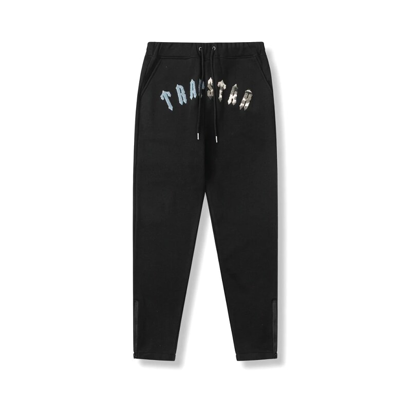 Trapstar street-style black sweatpants