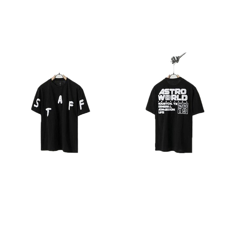 Travis Scott Astroworld Street Style Black T-Shirt