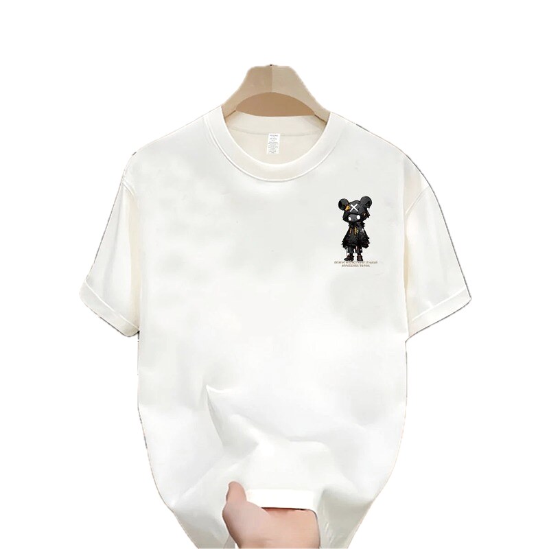 Trendy Brand Gloomy Bear Street Style White Short-sleeve T-shirt