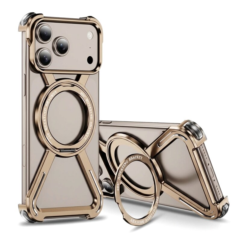 Trendy Brand Metallic Style iPhone Case
