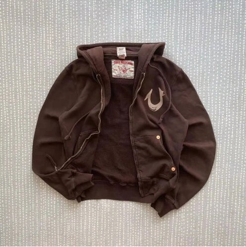 True Religion Travel Zip hoodie Black True Religion with Modern Look