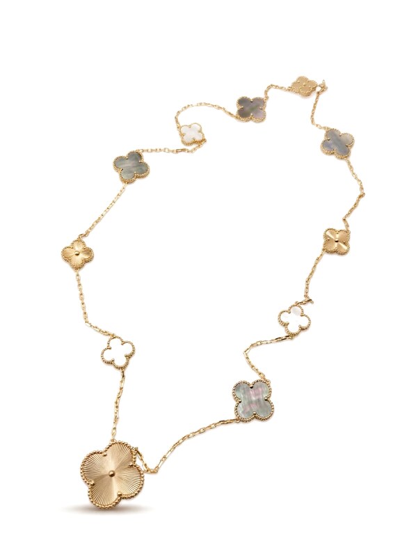 Van Cleef & Arpels Vintage Alhambra Four-Leaf Clover Necklace