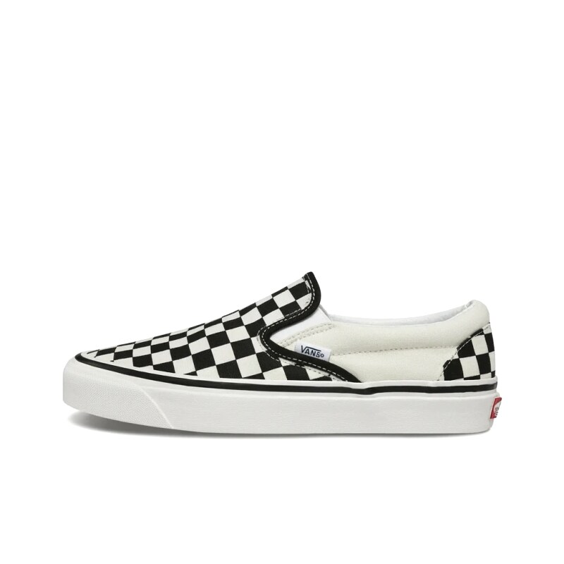 Vans Checkerboard Slip-On Shoes (Black and White Style)