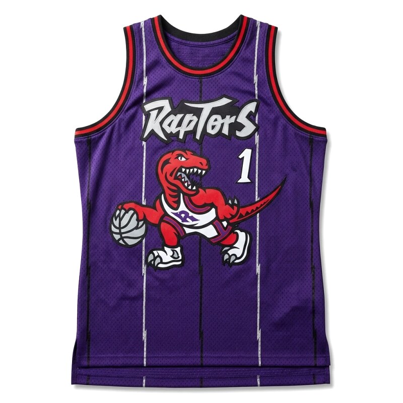 Vince Carter's retro-style jersey of the Raptors.