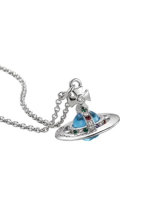 Vivienne Westwood Saturn series silver necklace