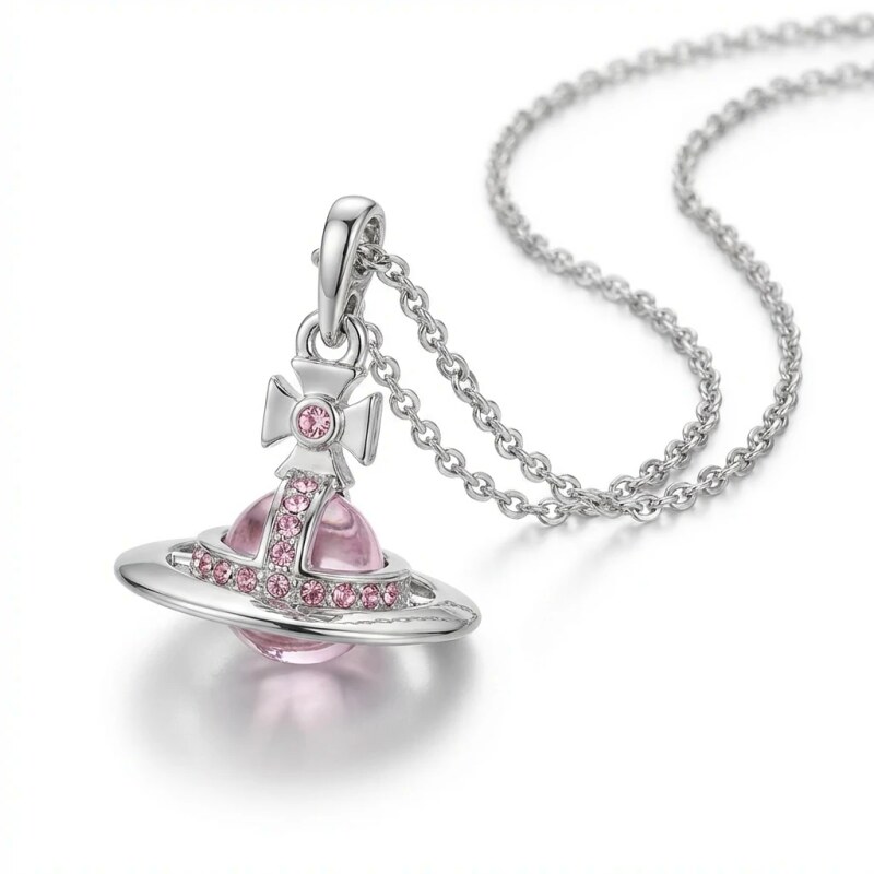 Vivienne Westwood Saturn series silver necklace