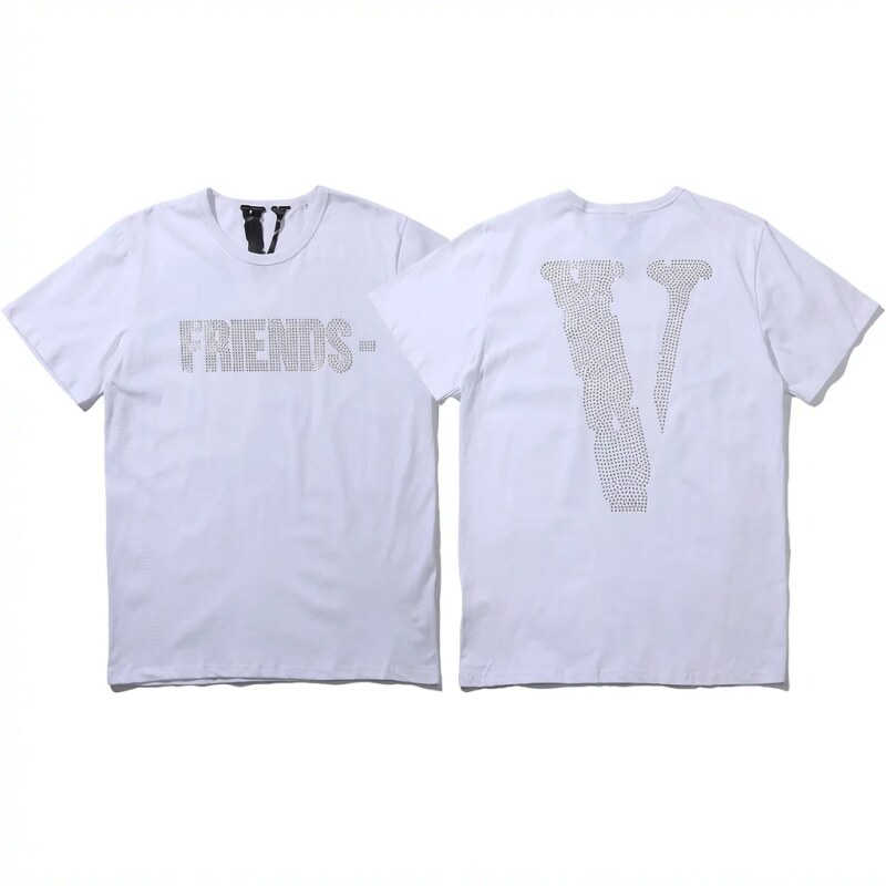 Vlone Friends Series Simple White T-shirt