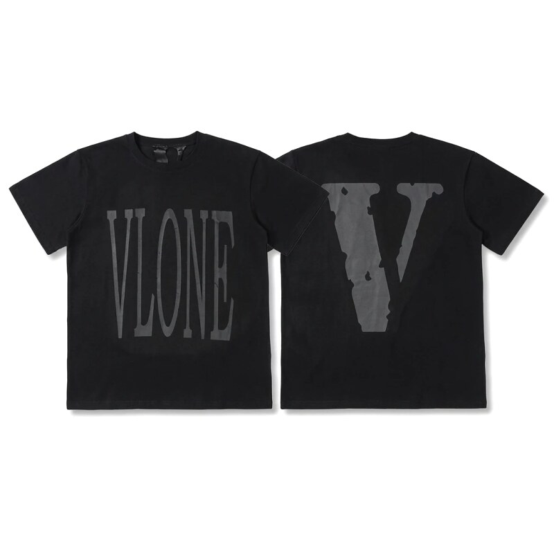 Vlone minimalist style black T-shirt