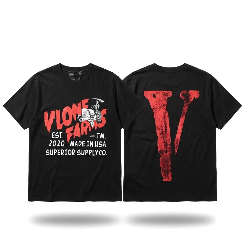 Vlone retro-style black T-shirt