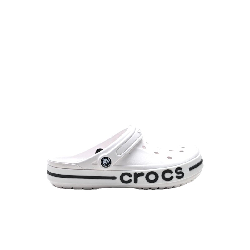 White trendy style of Crocs clogs