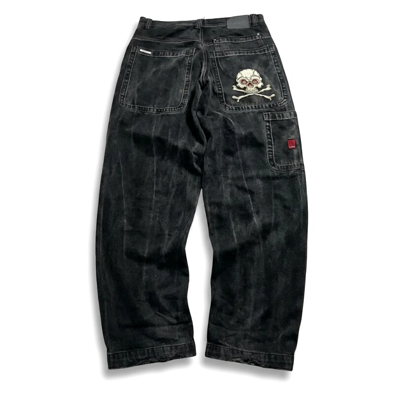 Y2K Dark Trendy Cool Denim Long Pants